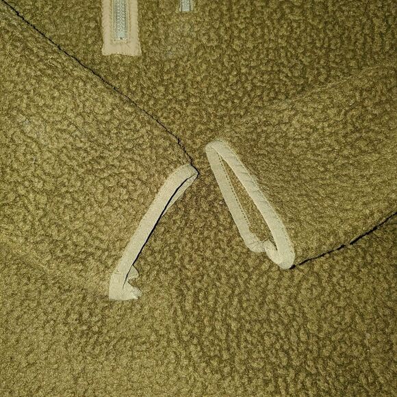 PATAGONIA Retro Pile Fleece Green Brown Half Zip Pullover - Picture 11 of 13